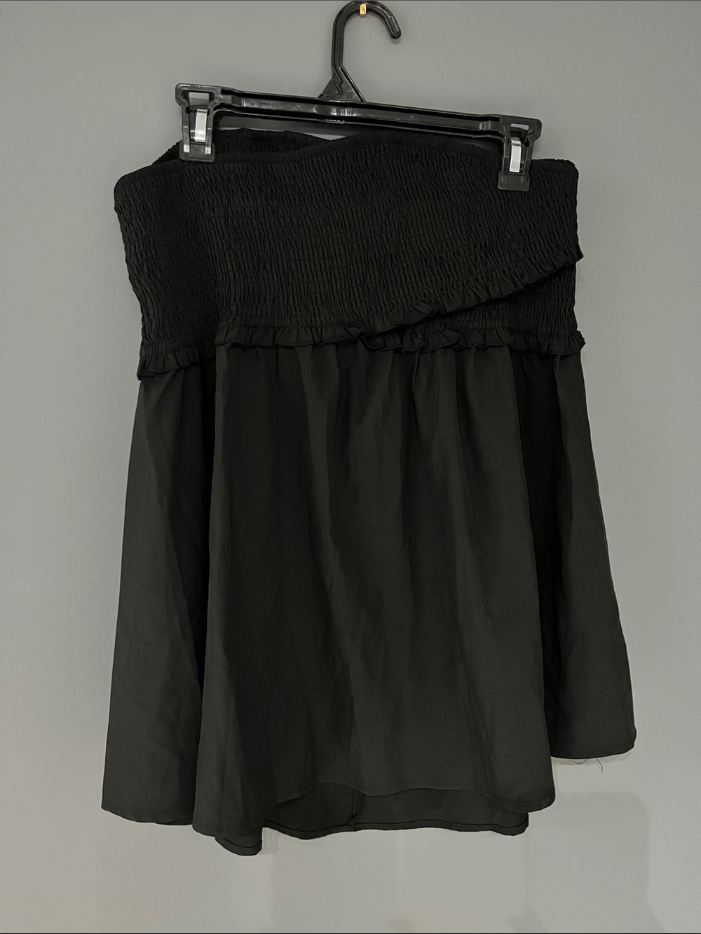 3/$15 SHEIN Black Smocked tube top